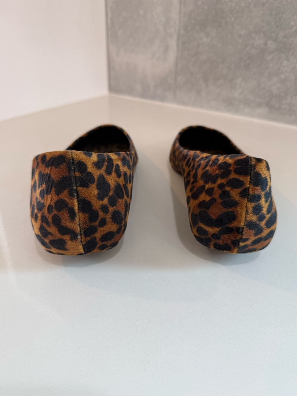Zara Leopard Print Pointed Ballet Flats - Picture 4 of 9